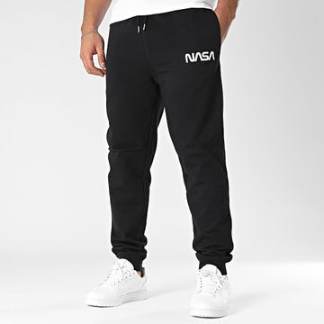 NASA - Pantaloni da jogging di Worm, bianco e nero