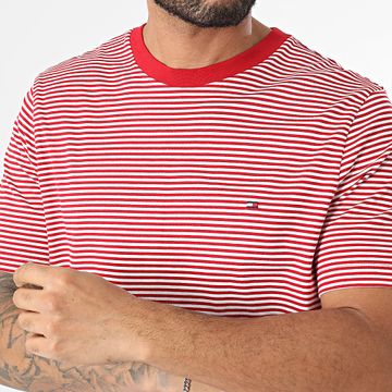 Tommy Hilfiger - Maglietta Stripes Essential Seasonal 9995 Rosso Bianco