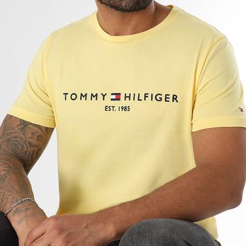 Tommy Hilfiger - 1797 Maglietta con logo giallo
