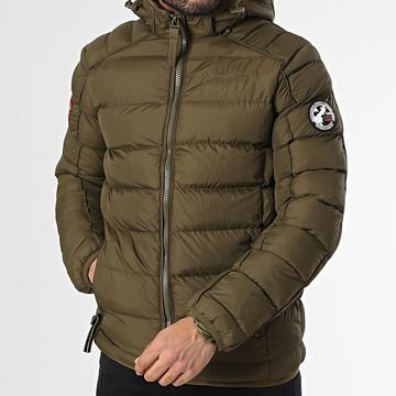 Geographical Norway - Doudoune Bombe Khaki Verde con cappuccio