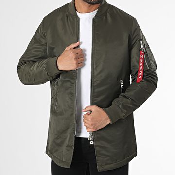 Mackten - Giacca lunga Verde Khaki