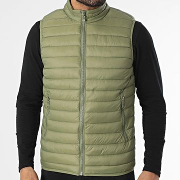 Classic Series - Cappotto senza maniche verde cachi