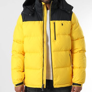 Polo Ralph Lauren - Giacca Original Player con cappuccio giallo nero