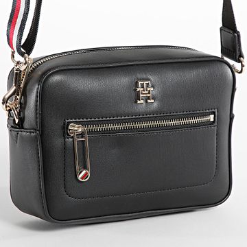 Tommy Hilfiger - Borsa da donna Iconic Tommy Camera 5864 Nero