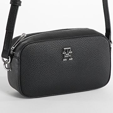 Tommy Hilfiger - Borsa da donna con emblema della fotocamera 5179 Nero