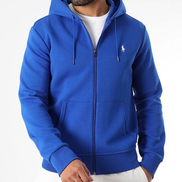 Polo Ralph Lauren - Original Player Felpa con cappuccio e zip blu reale