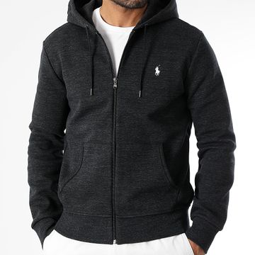 Polo Ralph Lauren - Original Player Felpa con zip e cappuccio Heather Black