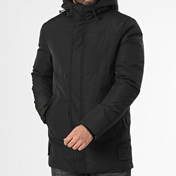 Redskins - Novembre Tanow Parka con cappuccio nero