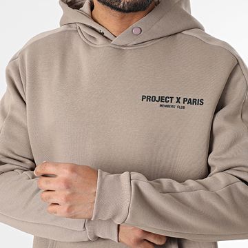 Project X Paris - Felpa con cappuccio 2422052 Taupe