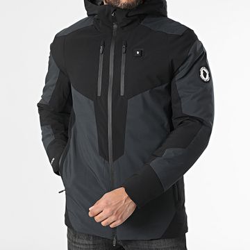 Comme Des Loups - Parka riscaldato Chamonix 2 grigio antracite nero