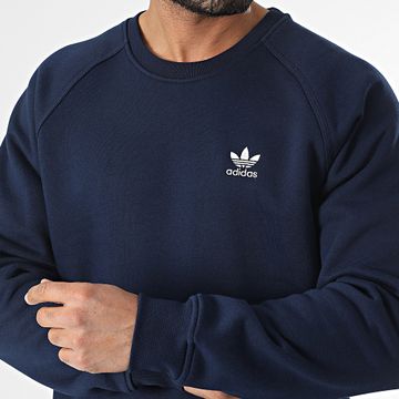 Adidas Originals - Felpa con girocollo Essential IY4935 Blu navy