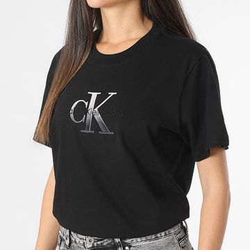 Calvin Klein - Maglietta grande oversize da donna 4798 nero