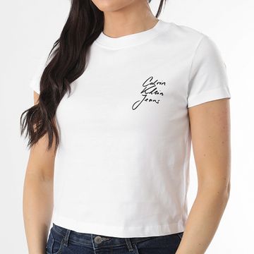 Calvin Klein - Maglietta da donna 4984 Bianco