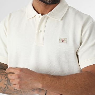 Calvin Klein - Polo a maniche corte 7040 Beige chiaro