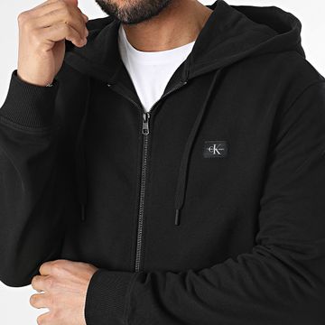 Calvin Klein - 6858 Felpa con cappuccio con zip nera