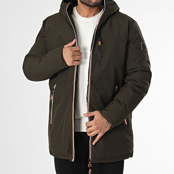 Geographical Norway - Parka con cappuccio Cassim Verde Khaki