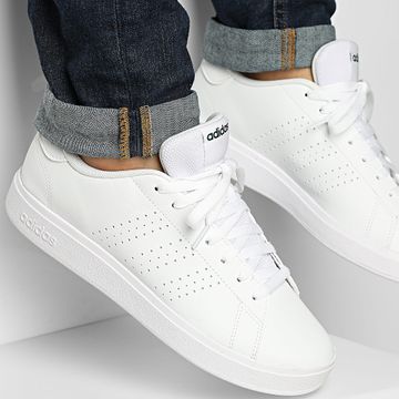 Adidas Sportswear - Scarpe da ginnastica Advantage Base 2.0 IF4135 Bianco Nuvola Verde Collegiata