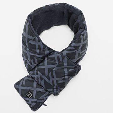 Kymaxx - Sciarpa riscaldata blu navy