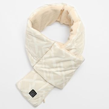 Kymaxx - Sciarpa riscaldata beige