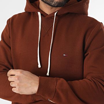 Tommy Hilfiger - Felpa con cappuccio Essential Seasonal 9997 Marrone