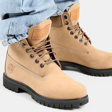 Timberland - Stivali Premium 6 In Lace Waterproof Medium A2P6W Beige Nubuck