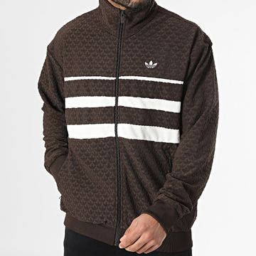 Adidas Originals - Q12 Giacca con zip Monogram JP4419 Marrone