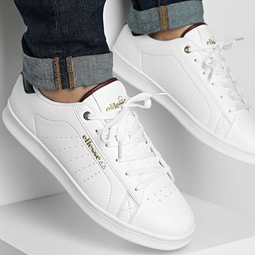 Ellesse - Cestini Cupsole SHXF0870 Bianco Navy Borgogna