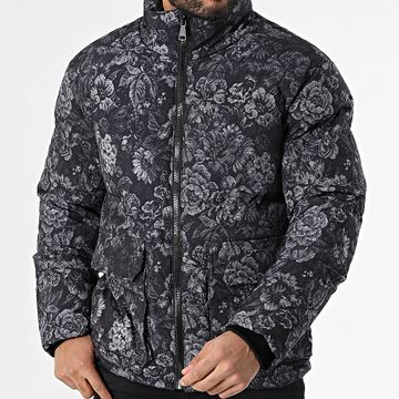 Frilivin - Cappotto nero floreale