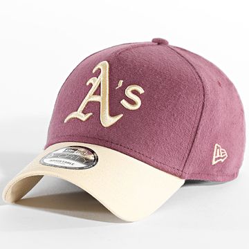 New Era - 9Forty Oakland Athletics Cap 60586801 Bordeaux Beige