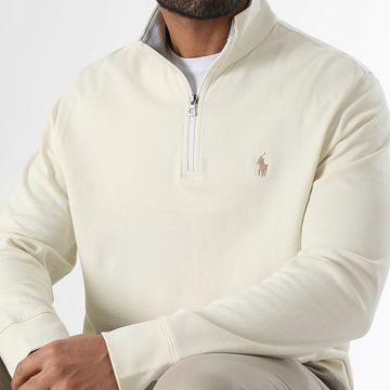 Polo Ralph Lauren - Original Player - Felpa beige con collo a zip