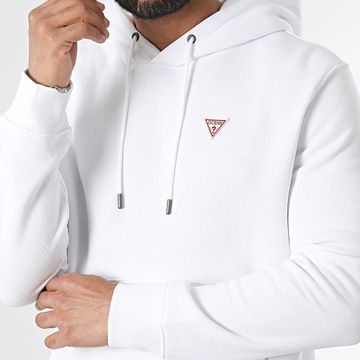 Guess - M4YQ22-K9V31 Felpa con cappuccio bianco