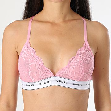 Guess - Reggiseno donna in pizzo O97C02-KBBT0 Rosa chiaro