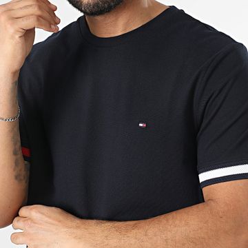 Tommy Hilfiger - Maglietta Global Stripe Flag 8078 blu navy