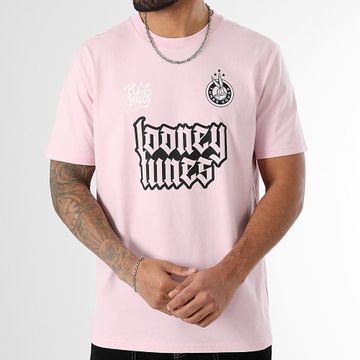 Looney Tunes - Maglietta oversize Hybrid Bugs Rosa