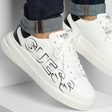 Guess - Scarpe da ginnastica FMPELBSUE12 Bianco Nero