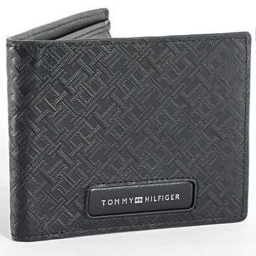 Tommy Hilfiger - Portafoglio Monogram CC e Portamonete 3028 Nero