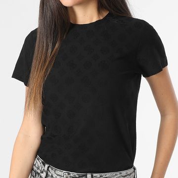 Guess - Maglietta slim da donna V5RI02-KCLG2 Nero