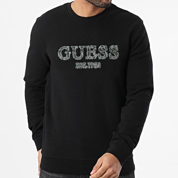 Guess - Felpa girocollo M5RQ15-KCN01 Nero