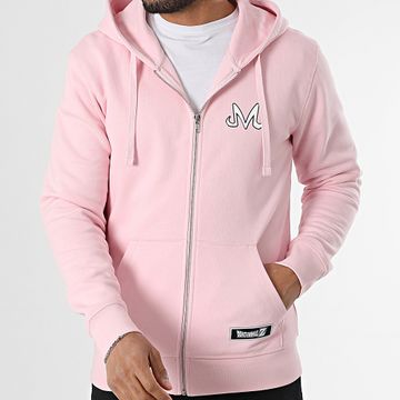 Dragon Ball Z - Felpa con cappuccio e zip con distintivo Bu Rosa