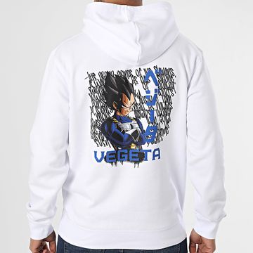 Dragon Ball Z - Graff Vegeta Back Hoody Bianco