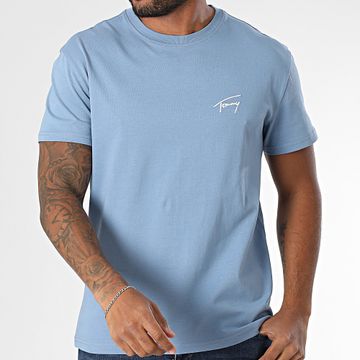 Tommy Jeans - Maglietta Signature 1140 Azzurro