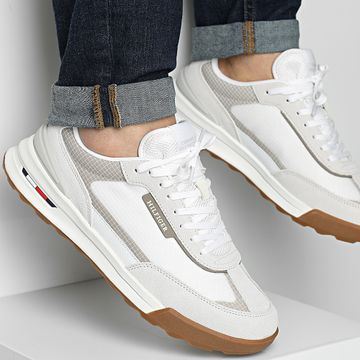 Tommy Hilfiger - Scarpe da ginnastica Retro Runner Seasonal 5328 Bianco