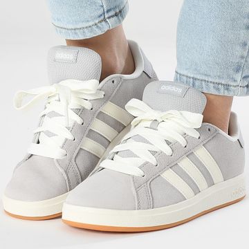 Adidas Sportswear - Grand Court 00s K JH6179 Grey Two Off White Gum Sneakers Donna