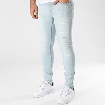 Black Industry - Jeans skinny con lavaggio blu