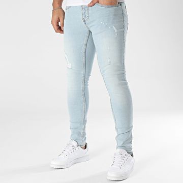 Black Industry - Jeans skinny con lavaggio blu