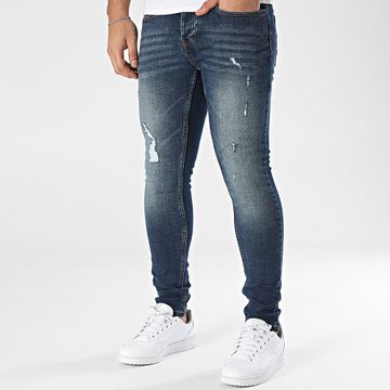 Black Industry - Jeans skinny in denim blu