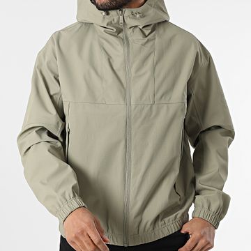 Calvin Klein - Giacca con zip e cappuccio verde kaki 6715