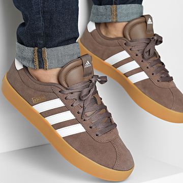 Adidas Sportswear - VL Court 3.0 Sneakers JP7536 Earth Strata Footwear Bianco Oro Metallo