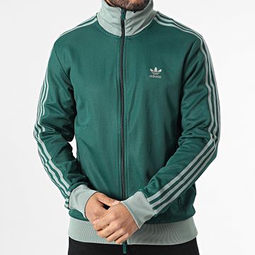 Adidas Originals - Beckenbauer JP2520 Giacca con zip a righe verdi