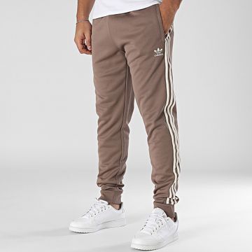 Adidas Originals - SST JP2518 Pantaloni da jogging con bande marroni